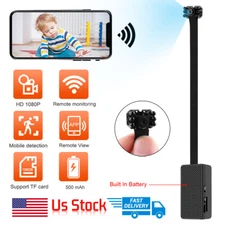 WiFi Wireless Cam HD1080P Mini Micro Pinhole Screw DIY Night Vision Camera