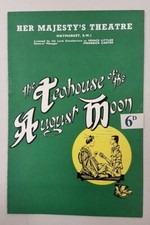 Teahouse of the August Moon concert programme, Her Majesty's Theatre, April 1954