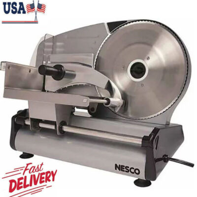 Commercial Meat Slicer 180W Deli Cheese Food Bread Kitchen 8.7'' Blade for Home
