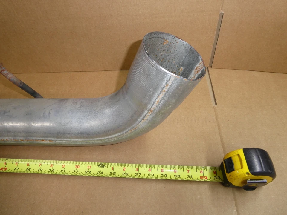 Задняя 4-дюймовая передняя дизельная труба длина 32 дюйма левая выхлопная труба MBRP для Ford 6,0 л сталь S6210 Y7 - Изображение 2 из 4