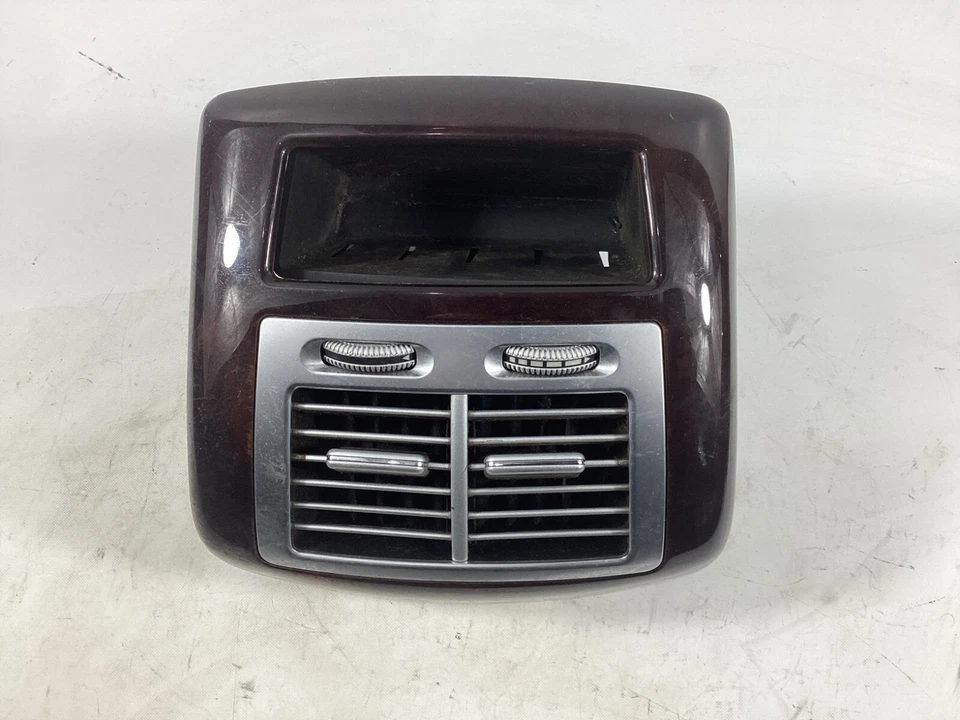 Mercedes-Benz S63 AMG 2008-2013 consola central trasera calefacción aire ventilación moldura OEM. Foto 4 de 4