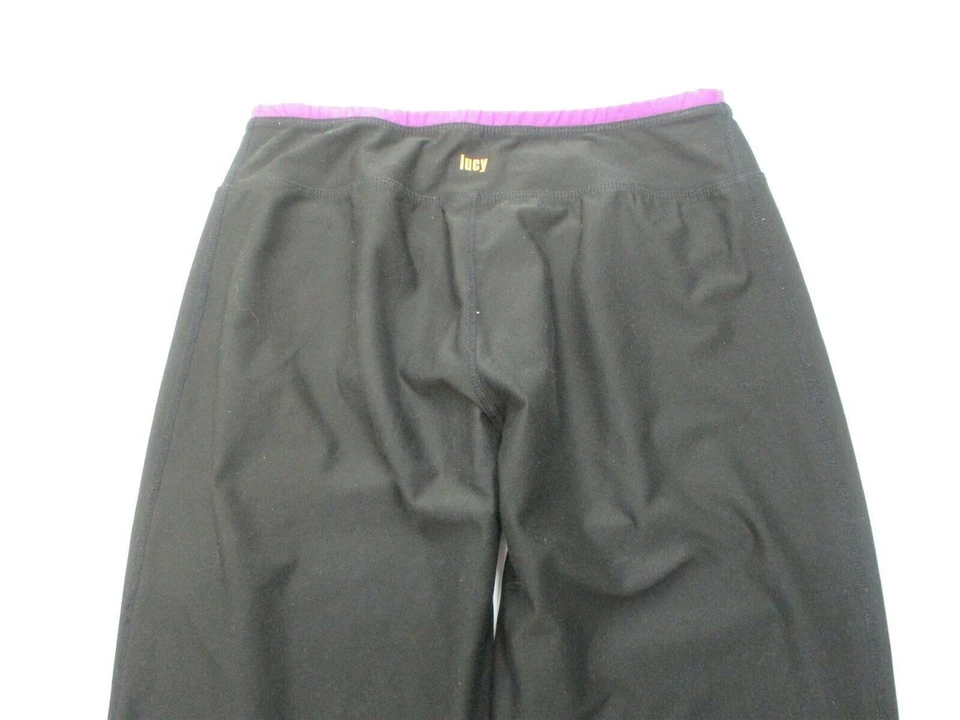 Pantalones LUCY para mujer talla XS Active TECH entrenamiento correr cómodo negro/púrpura Foto 4 de 4