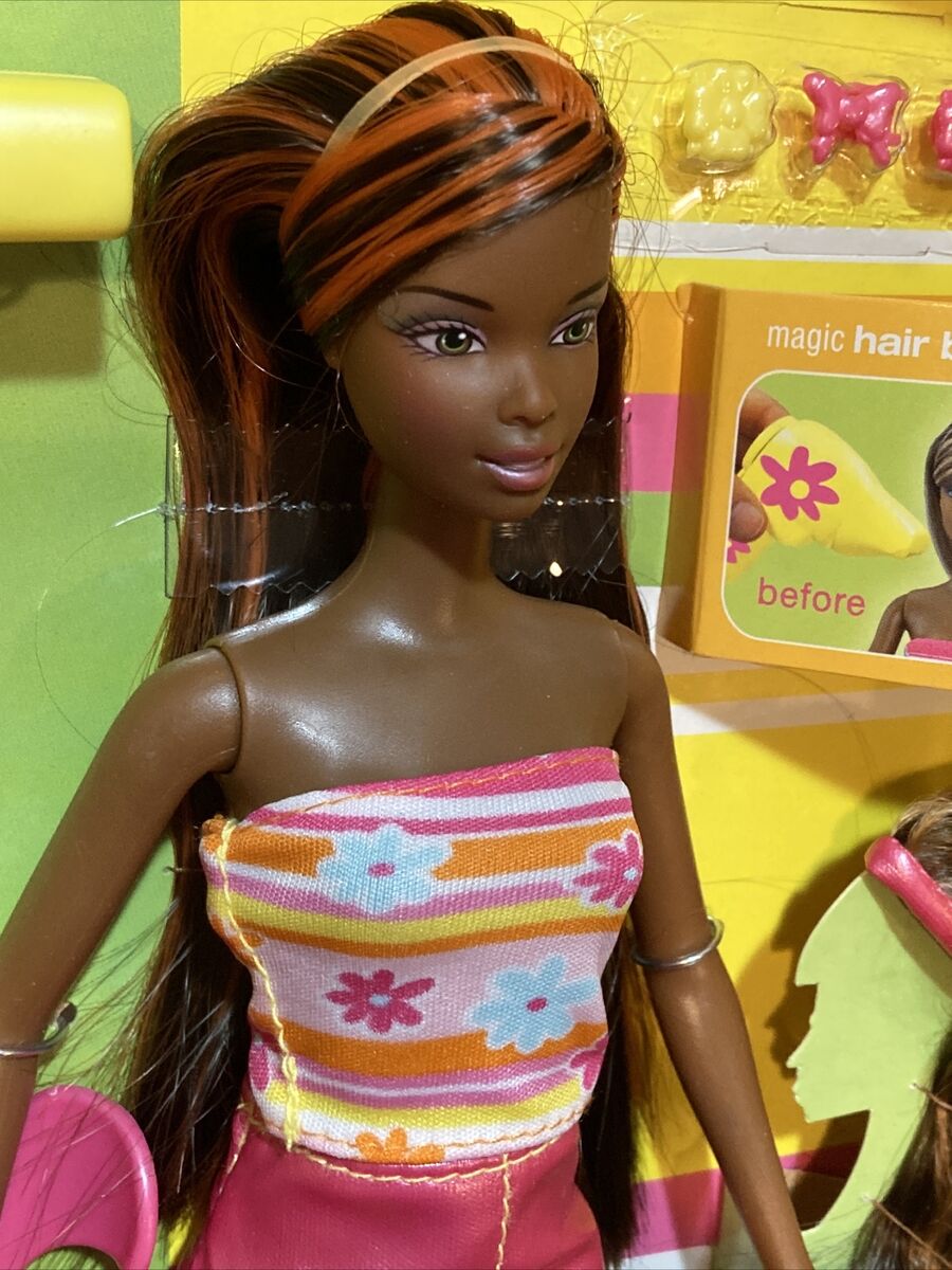 Christie Salon Surprise Barbie Doll African American Christie Salon Surprise Barbie Doll African American