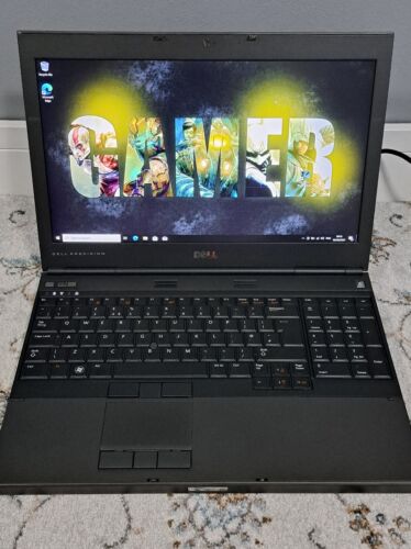 Dell gaming laptop Core i5 16GB RAM 256GB SSD + 500GB HDD DVD Windows 10 NVIDIA - Picture 1 of 9