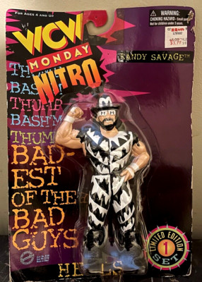 1997 RANDY SAVAGE WCW Monday Nitro Heels Limited Edition Set 1
