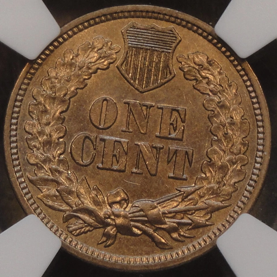 1862 Copper Nickel Indian Cent NGC Certified MS61 LOL! Really? - Image 2 of 4