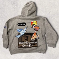 Deva States Diva Graphic Hoodie Graphic Design Engineered Visual Arts M Medium