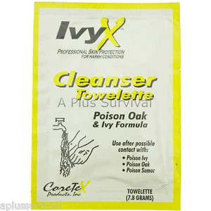 Lot of 100 Poison Oak Ivy Sumac Cleanser Towelettes Lot of 100 Poison Oak Ivy Sumac Cleanser Towelettes