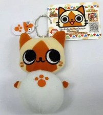 Kyoro Kyoro Airou Snowman Mascot Keychain Cute Character Plush W70mm x H120mm