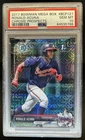 2017 Bowman Ronald Acuna Mega Box Chrome 1st Mojo Refractor #BCP127 PSA 10