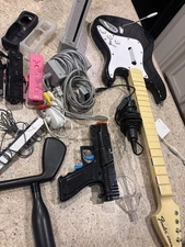 Nintendo Wii RVL-001 Console & Accessories Bundle - Tested / Works - [WL1]