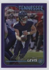 2024 Topps Chrome Purple Refractor 243/275 Will Levis #188 1c5x