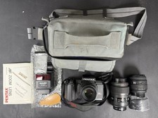 Vintage Pentax SF1N Autofocus 35mm SLR Camera W/ Travel Bag