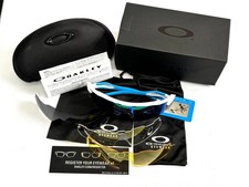 NEW Oakley Radar EV Patn Sunglasses White Frame Blue Prizm Lenses OO9208
