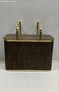 Vintage Redmon Wicker Picinic Basket