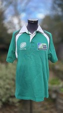 VINTAGE IRELAND RUGBY WORLD CUP 2097 RUGBY ORIGINALS COTTON SHIRT SIZE S