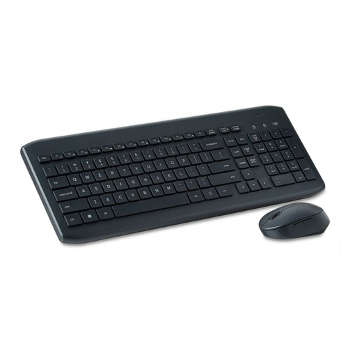 Kabellose Tastatur & Maus Combo, 104 Tasten, optisch, USB Nano Empfänger, Greystone