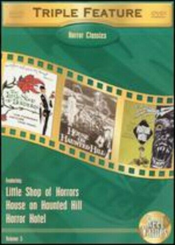 Horror Triple Feature 5 DVD 1960 Region 1 US Import NTSC DVD New & Sealed - Picture 1 of 1