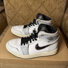 Size 6 Women Jordan 1 Zoom CMFT 2 Chrome Swoosh FJ4652-100