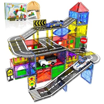Magnetische Bausteine Kinder Magnetbausteine Magnetspiel Lernspielzeug Straßen