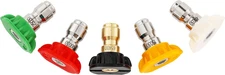 Pressure Washer Nozzle Tips Multiple Degrees, 1/4 Inch, 5-Pack (Orifice 3.0)