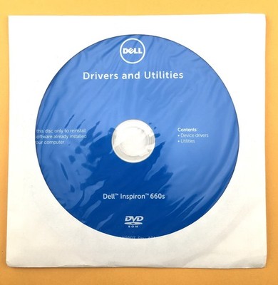 Dell Drivers and Utilities Disc for Inspiron 660s SEALED NO KEY -Read.