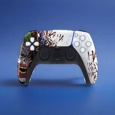 Sony PS5 DualSense Custom Controller Joker Villain Design Mouse Click Option USA