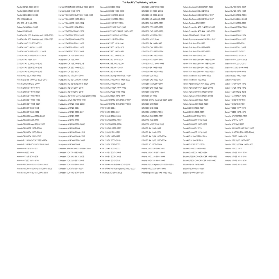 Enchufe Motion Pro Pro 21 mm para Suzuki PE250 1977-1981 Foto 4 de 4