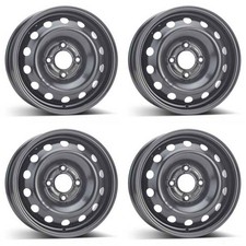 4 Alcar Stahlfelgen 5.5Jx14 Zoll ET34 4x108 für Peugeot 206 4er Satz