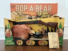 Vintage 1960's Marx Bop-A-Bear G-300 - Original Box - Complete - RARE -