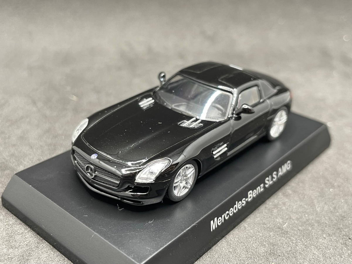 Kyosho 1/64 AMG collection Mercedes-Benz SLS AMG Black diecast