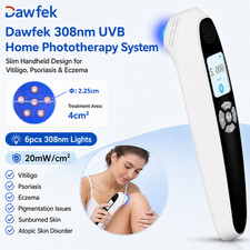 308nm Excimer UVB Phototherapy Lamp Portable 6 Diodes 20mW/cm  with Goggles