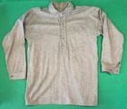Reproduction Civil War Grey Wool Shirt 3 Button Front Size 40