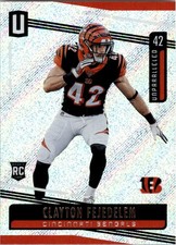 2019 Panini Unparalleled #37 Clayton Fejedelem RC - FB