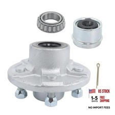 5 On 4.5 Inch Trailer Hub Kit with Trailer Bearing Kit Replacement for 3500
