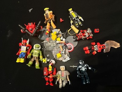 Marvel Minimates Deadpool Lot   Wolverine Venom Zombie Hulk Mixed Part