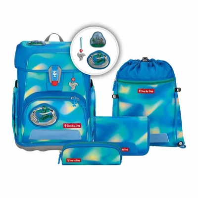 STEP BY STEP-CLOUD|STEP BY STEP CLOUD FLASH Schulranzen-Set ''Ninja Zazu'', 5-teilig