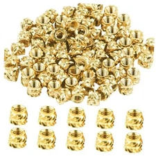 80 PCS M3 Threaded Insert M3 x 4mm x 5mm Heat Set Inserts, 3D Printing Brass 