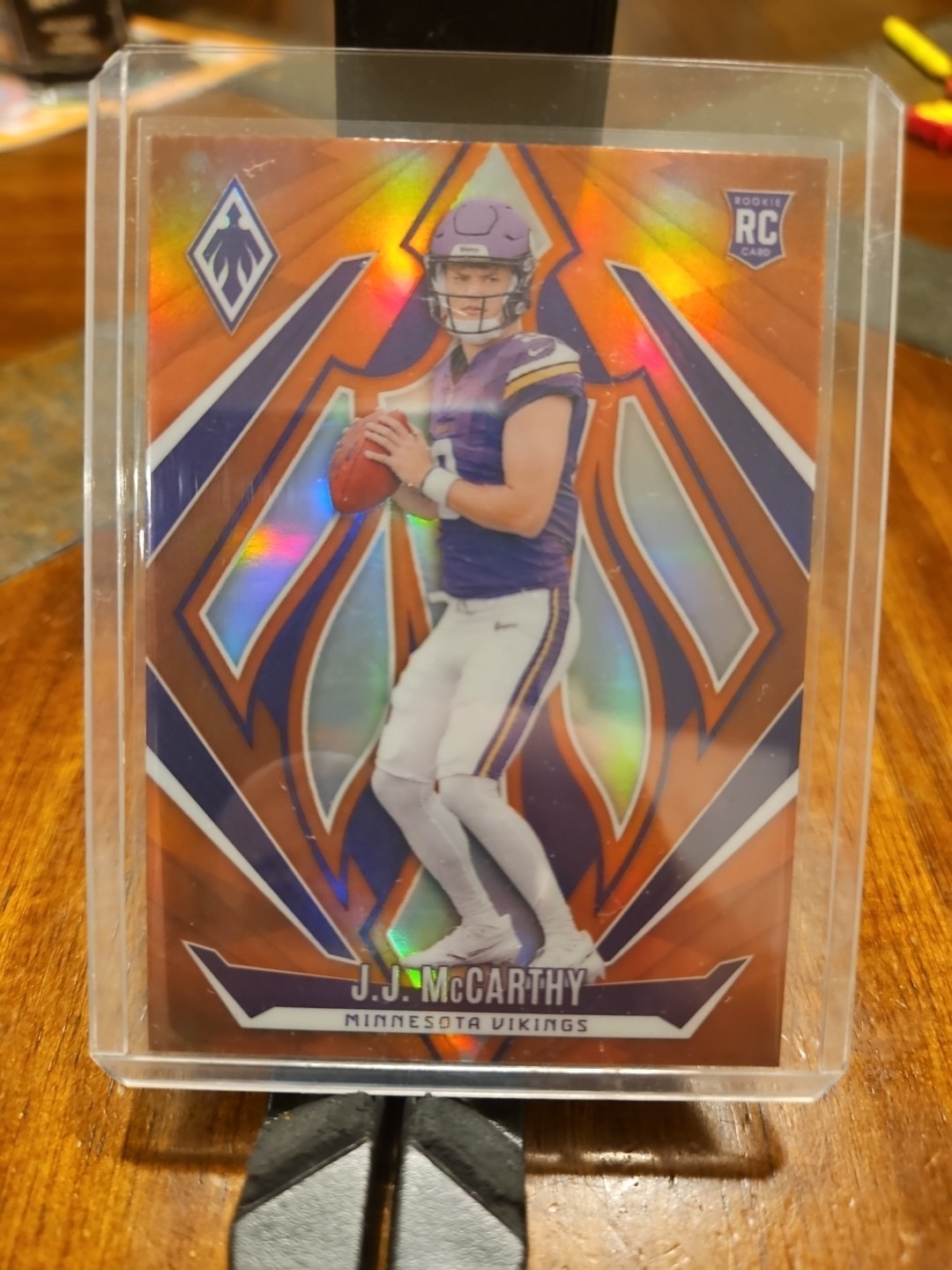 2024 Panini Phoenix - Rookies J.J. McCarthy #185 Orange (RC)