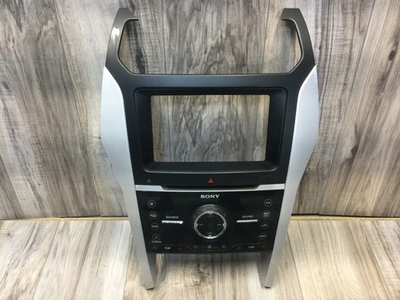 #ad #ad 2011 2015 FORD EXPLORER OEM SONY 8quot; RADIO CLIMATE CONTROL BEZEL BLACK PARTS ONLY $149.75