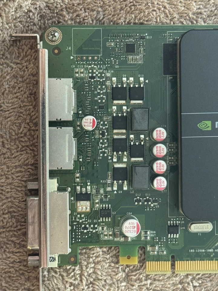 NVIDIA Quadro 2000 Workstation Graphics Card - 1GB GDDR5 - Dell DP/N 08MDMW - Image 3 of 4