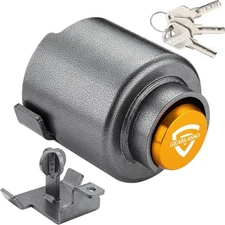 Heavy Duty Trailer Hitch Locks Fits 2" Couplers, Upgraded Anti Theft Trailer Ton