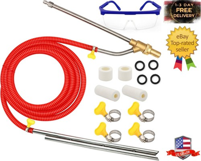 #ad Pressure Washer Sandblasting Kit 5000 PSI Wet Attachments for Rust Paint Removal $45.99