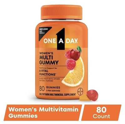 One A Day Womens Multivitamin 80 Count Gummies