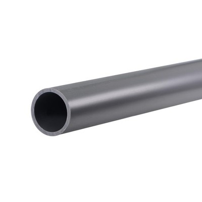 PVC Rigid Round Pipe 21mm ID 25mm OD 0.35m Light Grey High Impact