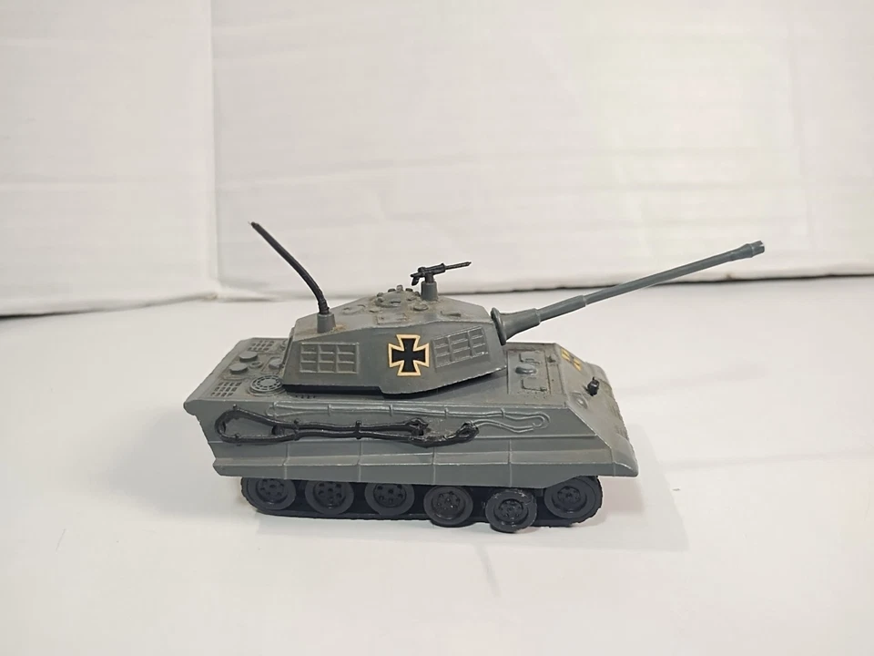 Vintage Diecast WW2 Military Tanks ~ Zylmex T403 German King Tiger & TOMY M-60 - Image 2 of 4