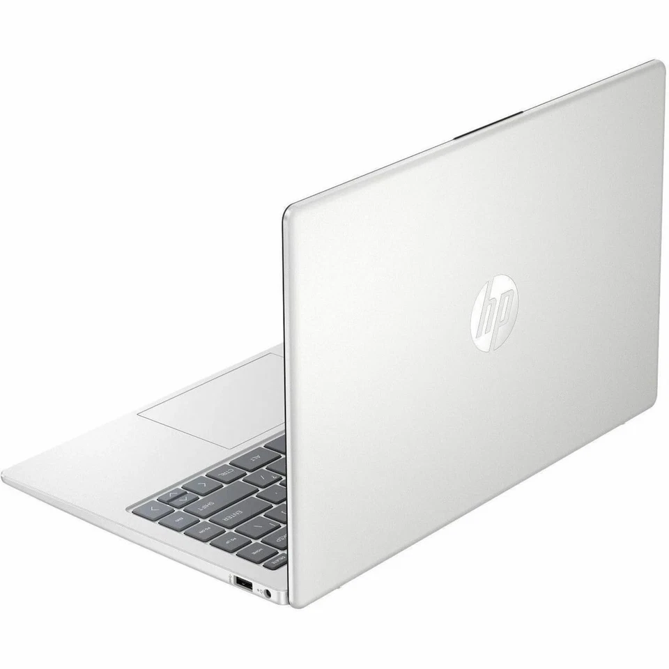 NEW HP -14-em0349nr - 14" Notebook  AMD Ryzen 3 7320U- 4 GB - 256 GB SSD- Silver - Image 2 of 2
