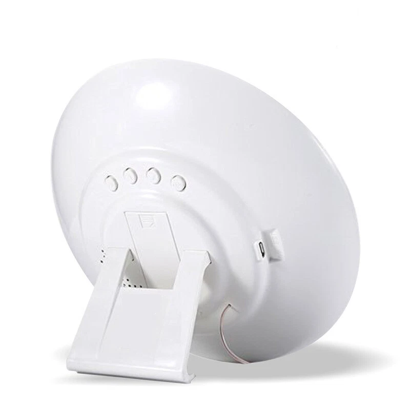 Wake Up Light Lamp Alarm Clock LED FM Radio Sunrise Sunset Simulation Nightlight - Image 4 of 4