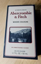 Abercrombie & Fitch A&F WOODS Cologne Spray 1.7 oz for Men  New Sealed! #H0-1