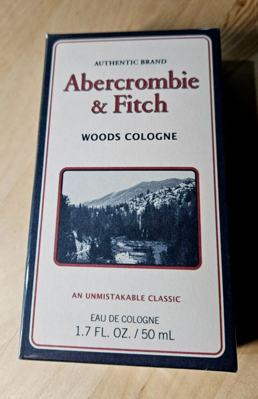 Abercrombie & Fitch A&F WOODS Cologne Spray 1.7 oz for Men New Sealed! #F2-3 Abercrombie & Fitch A&F WOODS Cologne Spray 1.7 oz for Men New Sealed! #F2-3